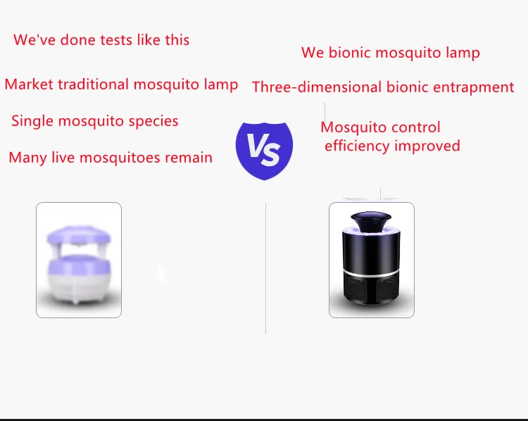 
The new electric mosquito bat two-in-one electric shock type household USB charging mosquito catching and killing lamp 