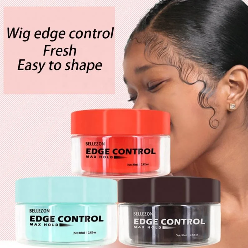 Wholesale Customize Strong Hold No Residue Unscented Edge Control Gel Wig Edge Control
