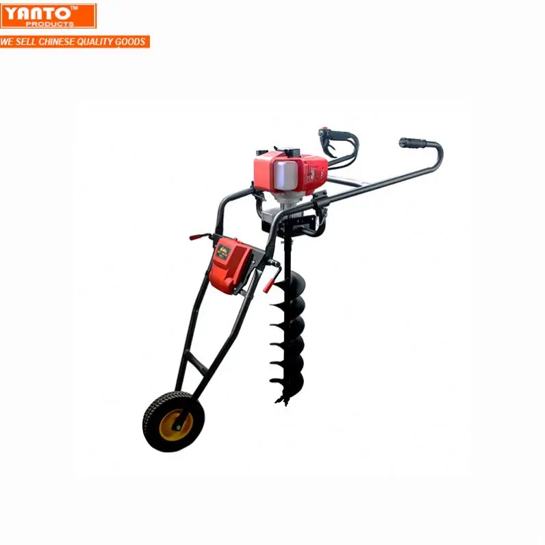 AG001-145F Portable 63cc Gasoline Earth Auger Tree Planting Digger Machine WITHOUT DRILL BIT