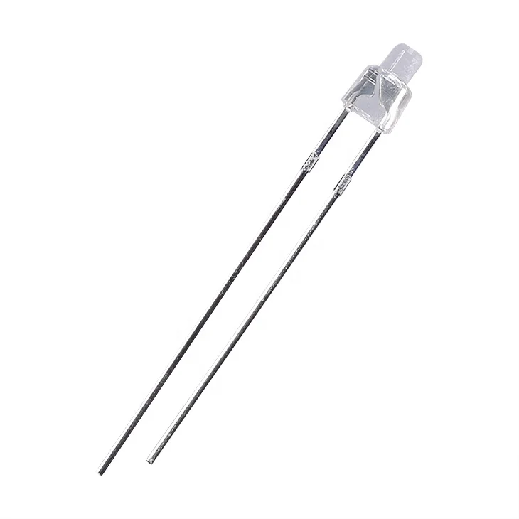 High Lumens Round Straw Hat Flat Top 2mm 3mm 5mm 8mm 10mm Through Hole Micro Led Diode
