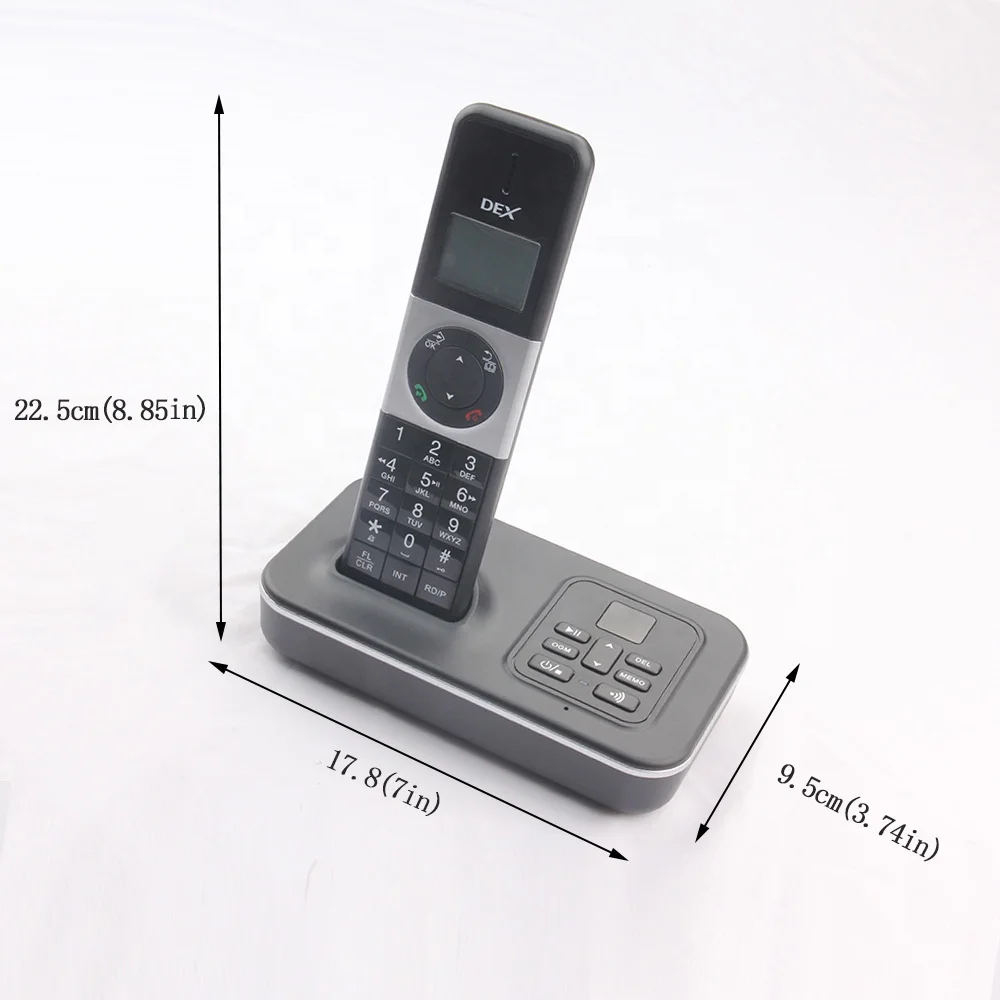 New Cordless Telephone Digital DECT Phone with TAM Office Dest D1002TAM-T