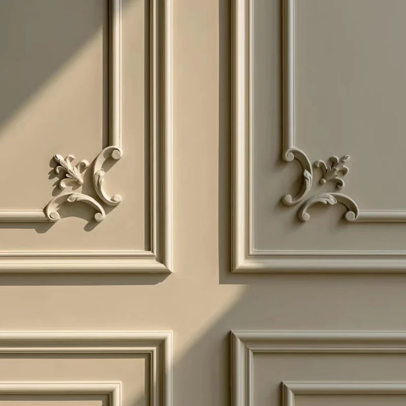 European Style 3D Ceiling Molding Cornice Waterproof Polyurethane Design for Interior Decoration