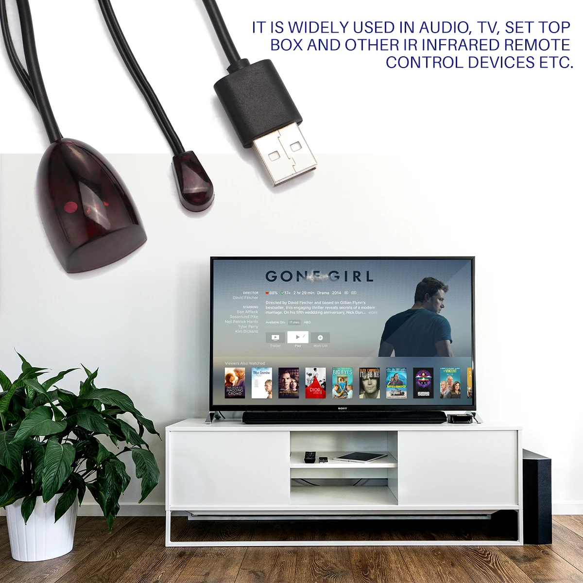 ИК инфракрасный пульт дистанционного управления приемник 5 В удлинитель репитер эмиттер USB адаптер для аудио ТВ приставки