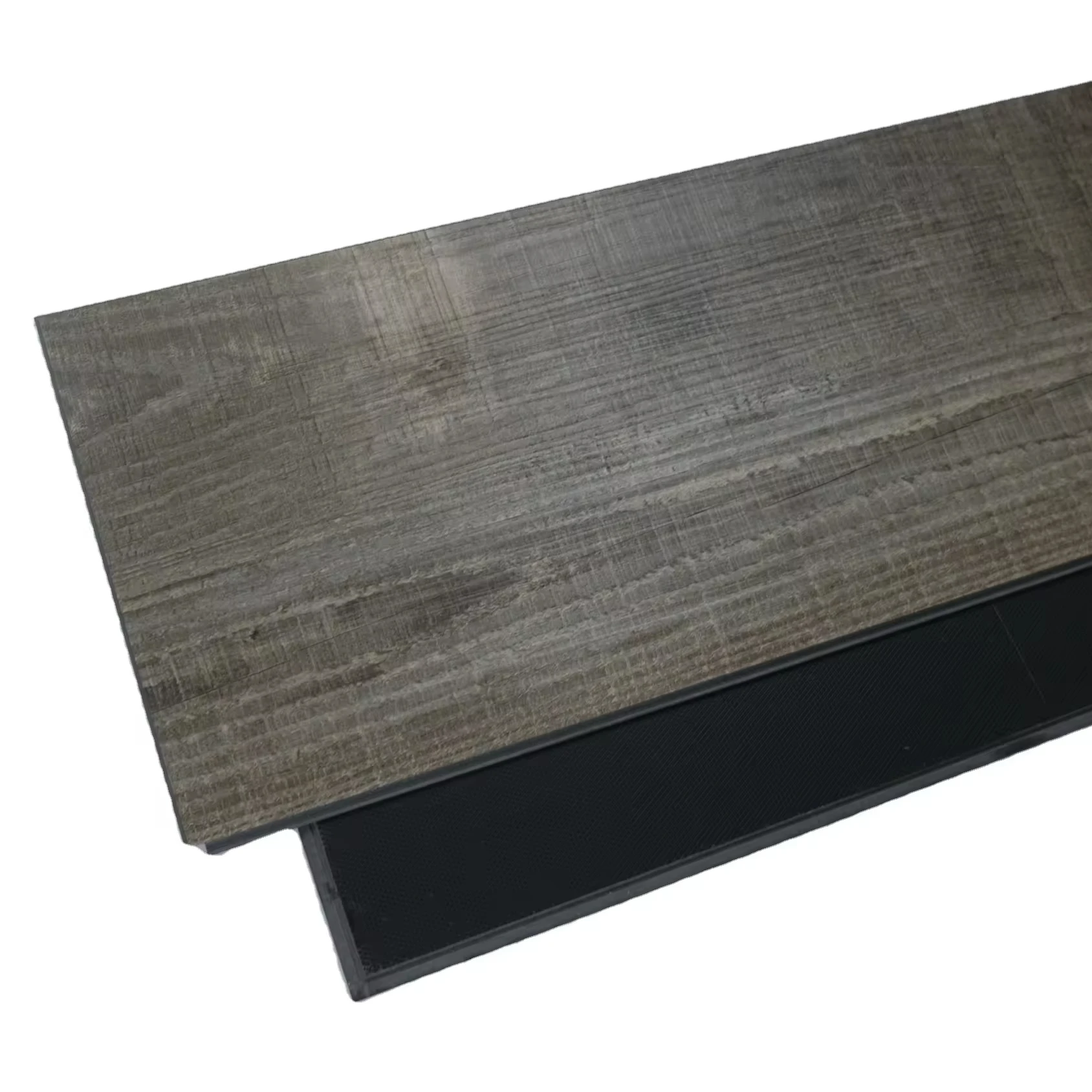 Hybrid Click Lock LVT PVC Material Rigid Core Luxury SPC Vinyl Flooring With Attached IXPE Foam flooring