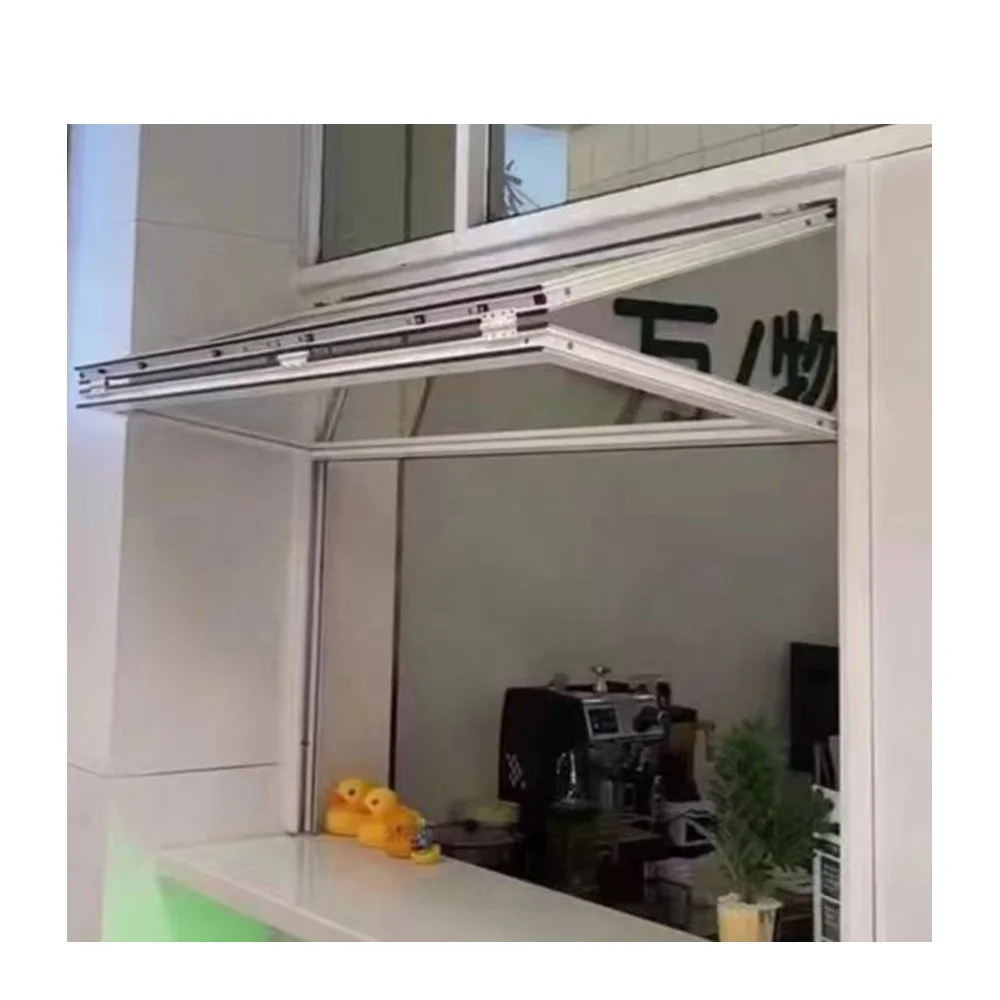 Алюминиевое коммерческое вертикальное складное окно