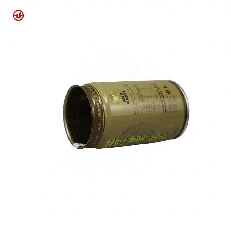Wholesale High Quality Food Grade 310ml Round Black Tea Beverage Tin Can