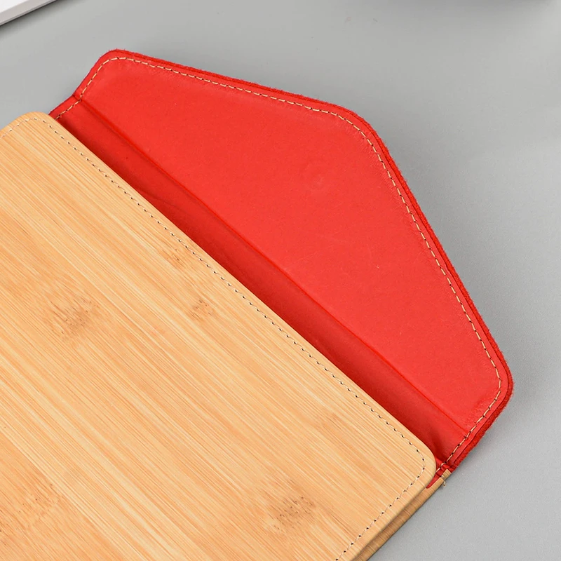 New Design Hot Sell Business A5 80 Sheets Bamboo Cover Notebook Hardcover Planner Diary Style Notebook with Magnet Closure