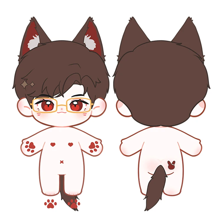 OEM ODM New fashion professional design custom can stand cotton plush doll Korean star kpop Plush Doll computer manuscript