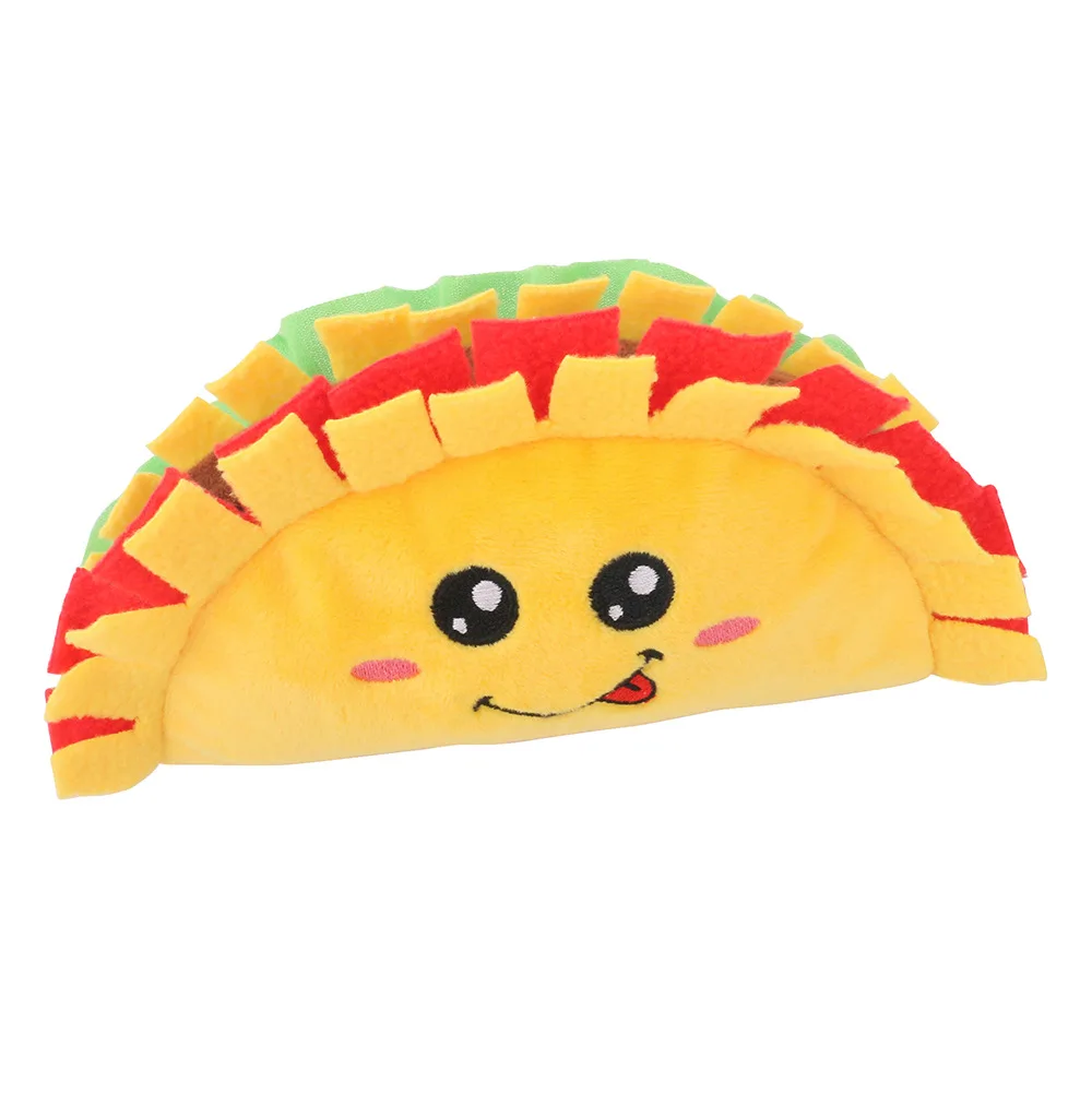 2024 New style donut squeaky wholesale dog toys custom plush dog toy