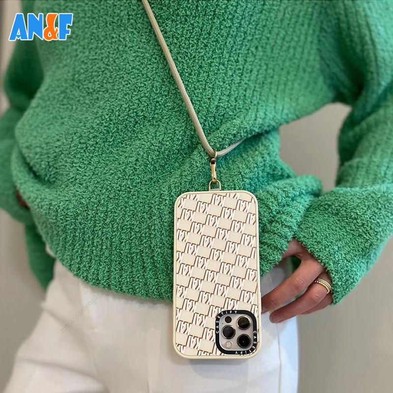 Universal Adjustable Crossbody Nylon Neck Strap Tether Patch Mobile Cell Phone Lanyard For All phone Smartphone