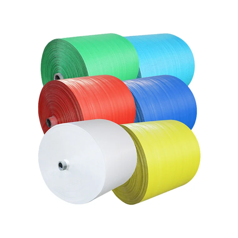 Manufacturer Laminated Printed Waterproof Raffia PP Woven Sack Bag Polypropylene Fabric Roll For Bags