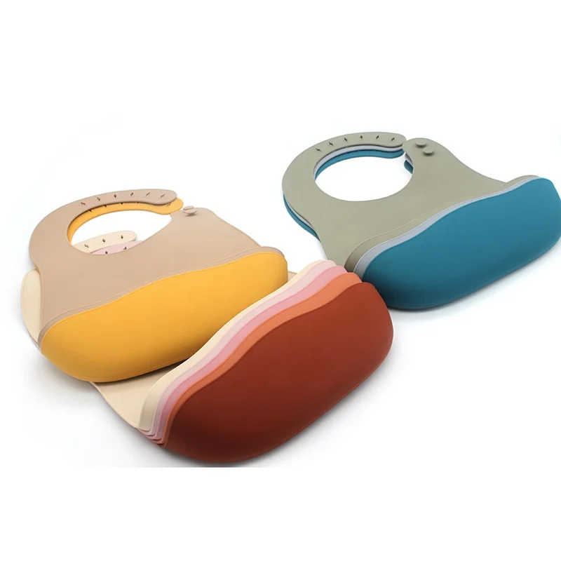 2023 hot sale am azon Shopee OEM/ODM BPA free Cartoon animal food grade baby feeding silicone baby bib