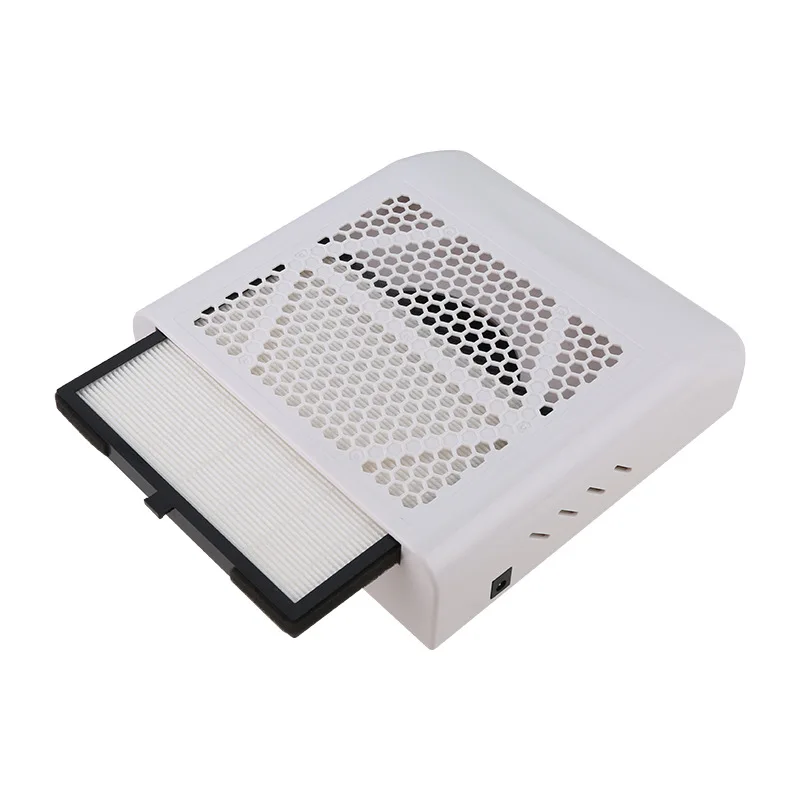 80W Desktop Manicure Vacuum Cleaner High-Power Nail Dust Collector  Extractor Electric Nail Cleaner Manicure Vacuum