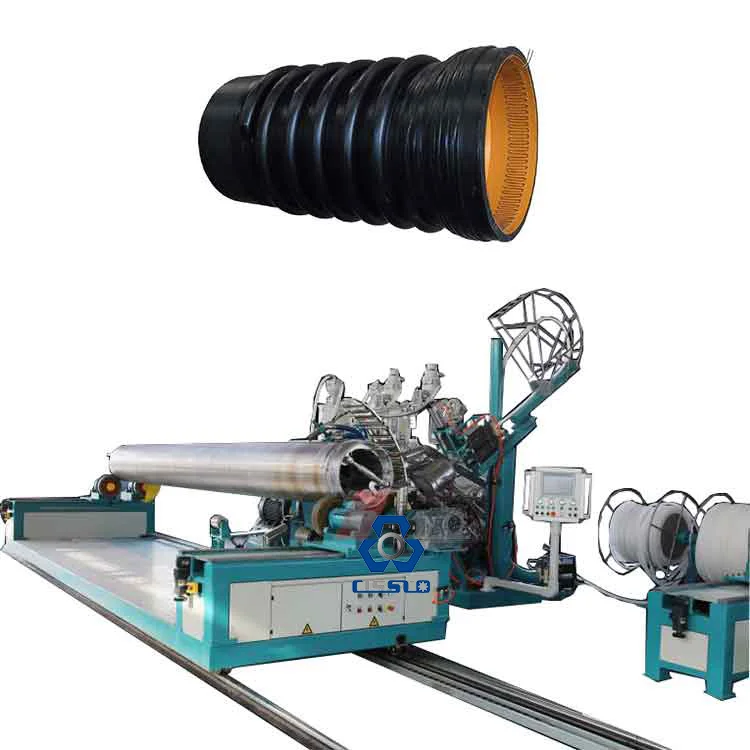 Полые стены PE HDPE спиральная обмотка трубы шланг установка для