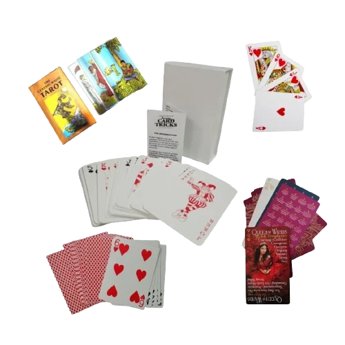 Custom Magic Trick Playing Cards Golden Play Poker Card  tarot card games in spanish for Adults indoor kids games