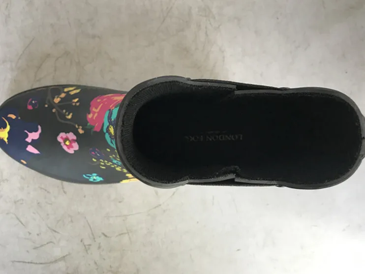 Западное Новое поступление женские водонепроницаемые складные Лучшие резиновые сапоги для женщин