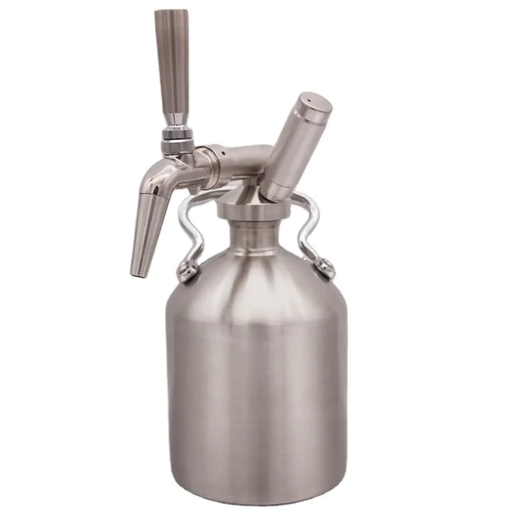 Пищевая нержавеющая сталь здоровый Ворчун разливного пива холодного пива кольцо с большим бочонком 2L/64oz 3.6L/128oz 4L 5L Кофеварка бочонок комплект