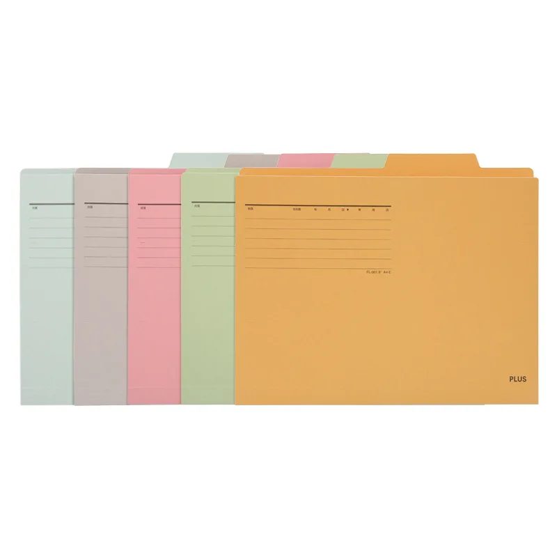 Custom manila folders double spring clip file A4 FC size available with PP Eco Friendly Material