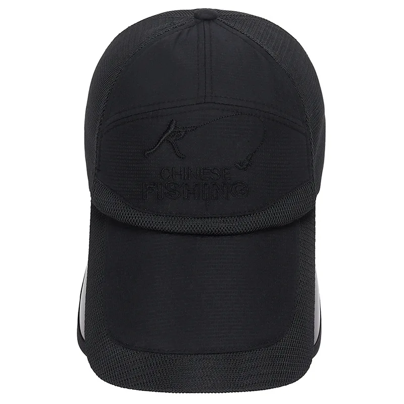 Outdoor Fishing Golf Visor Hat Wide Brim Sun Protection Sports Caps Summer Retractable Women Men Baseball Cap