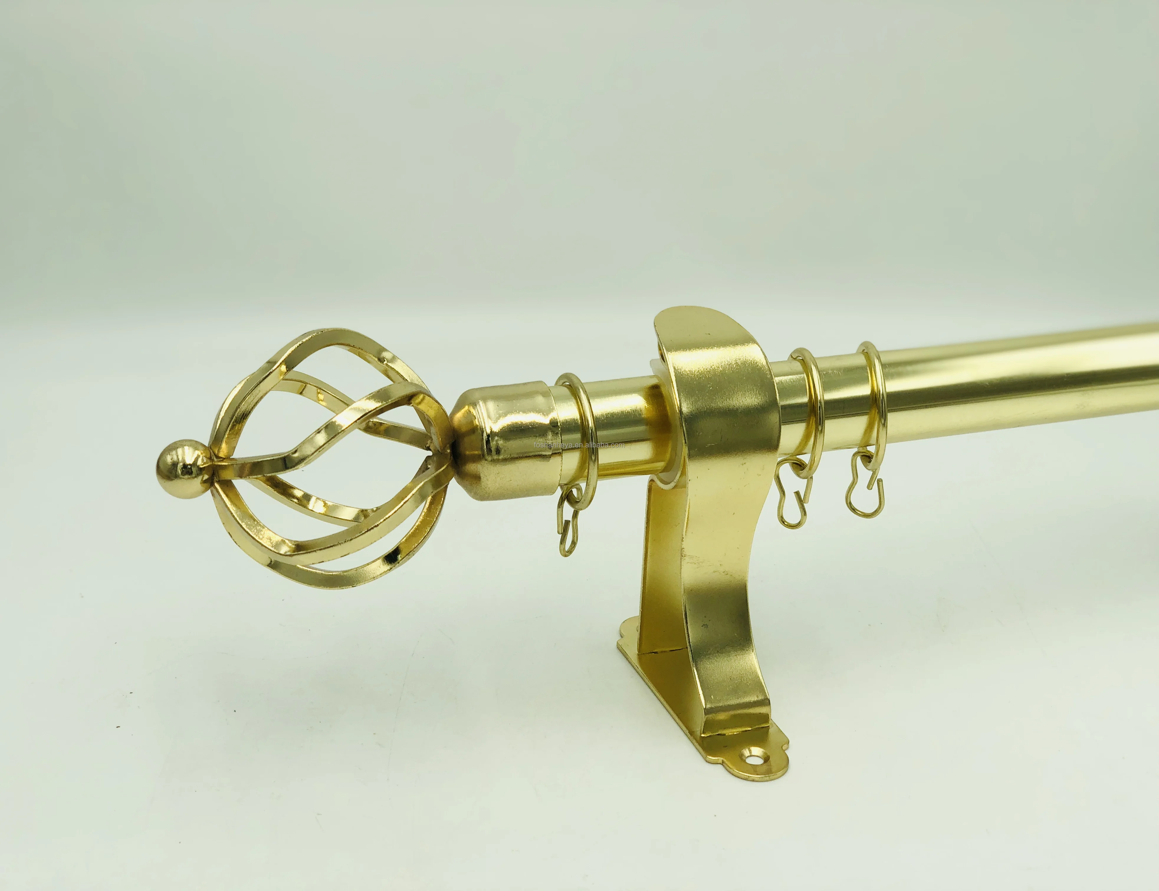 China Factory Curtain Accessories Extendable Metal Curtain Iron Double Curtain Pipes Poles Tubes Rods