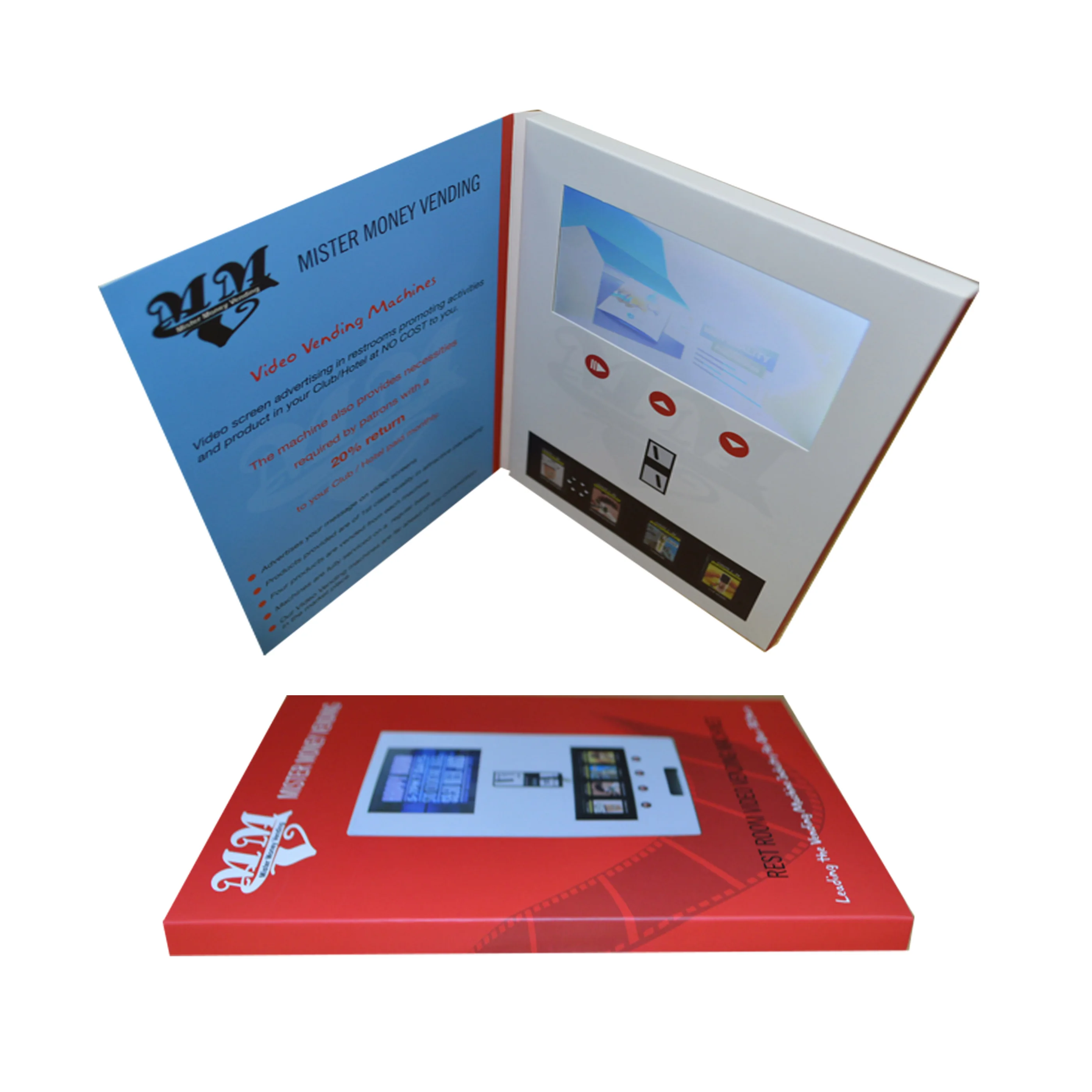 Wholesale Hot Sale Video Brochure Lcd Screen Invitation Card For Marketing