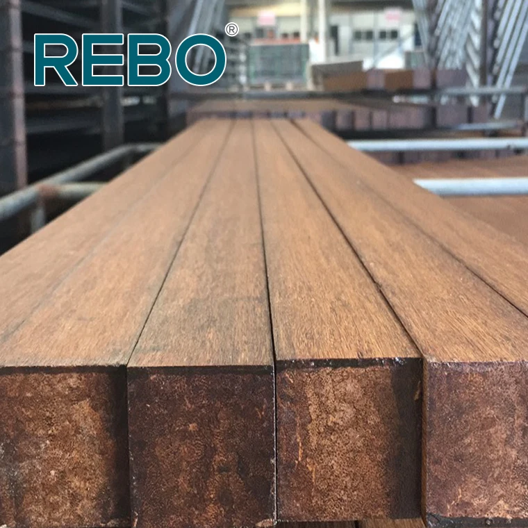 Carbonized bamboo material decking floor joist panel board