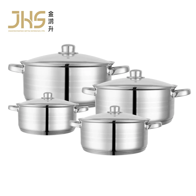 Casserole pot factory price topf clay pots for cooking cookware ollas acero inoxidable