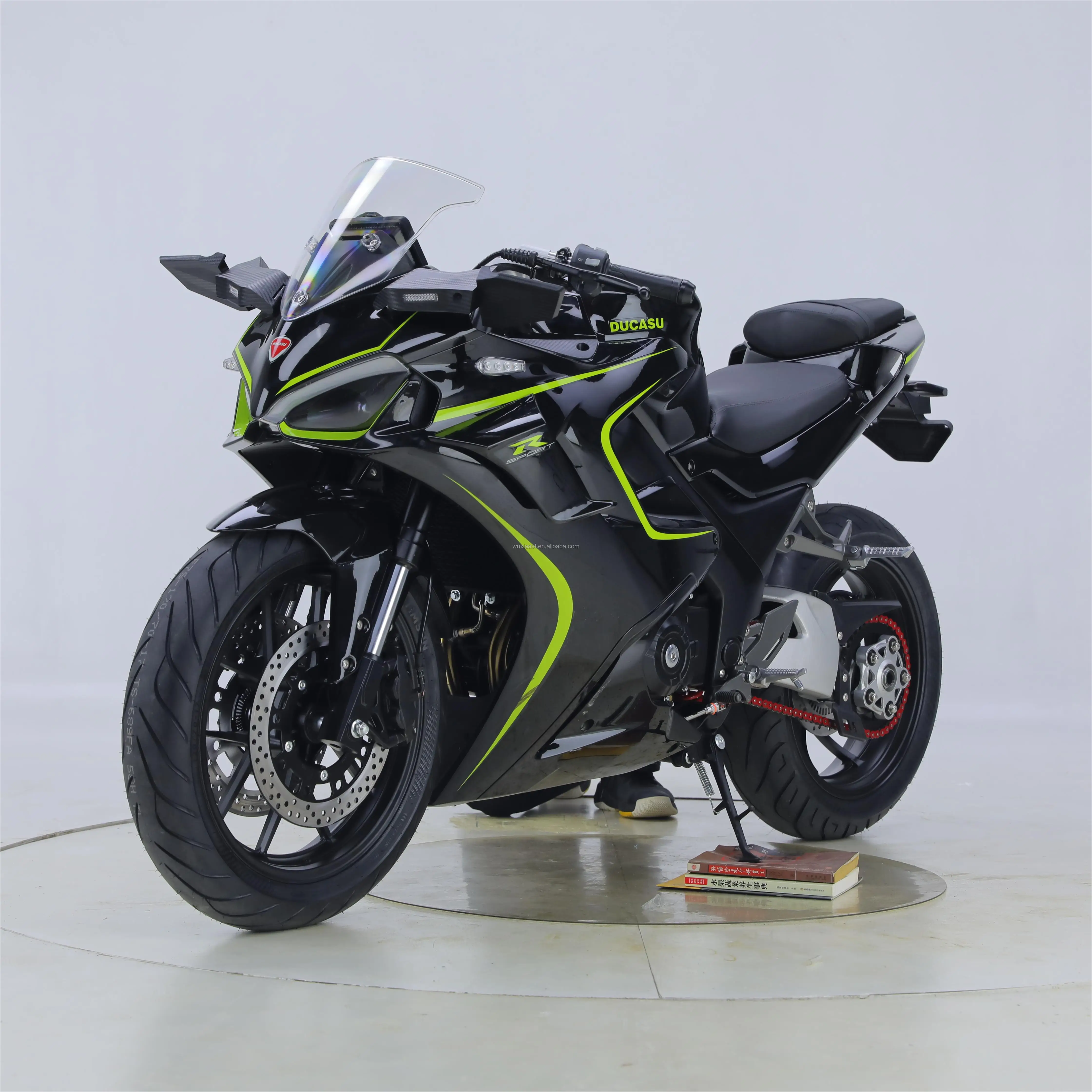 RACING MOTORCYCLE 1 Cylinder,4 stroke Electric+kick start double Disc brake single Disc brake Hydraulic Suspension Air Cooled