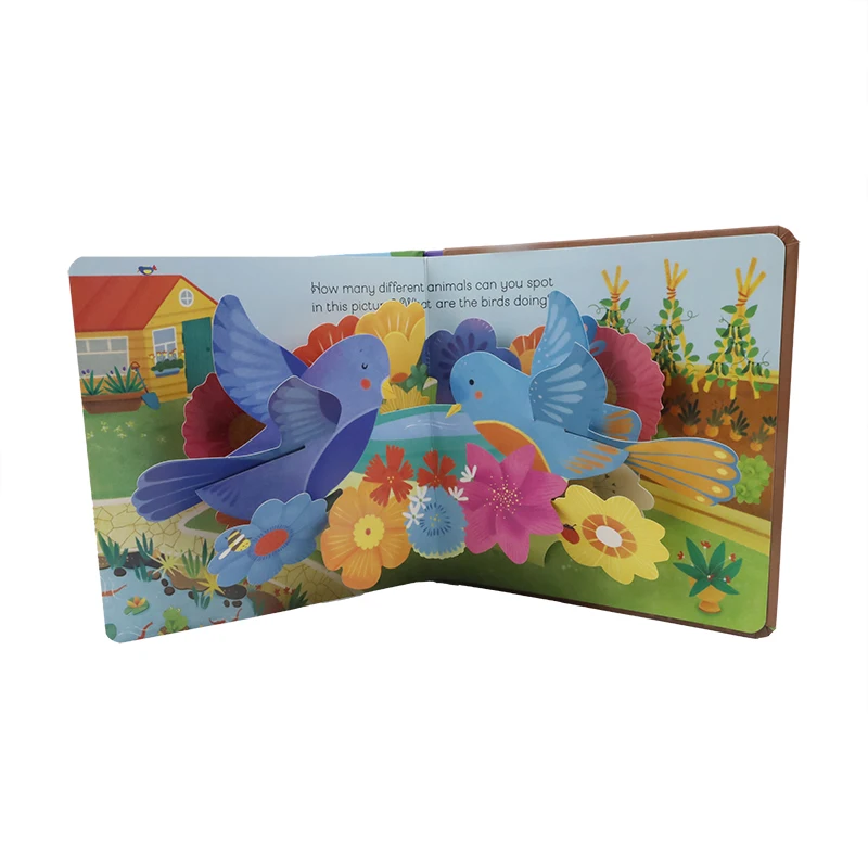 Pop up Books Customized English Story Educational 3D Offset Printing Customization Oem Hot Sale Kids Baby for Children Art Paper