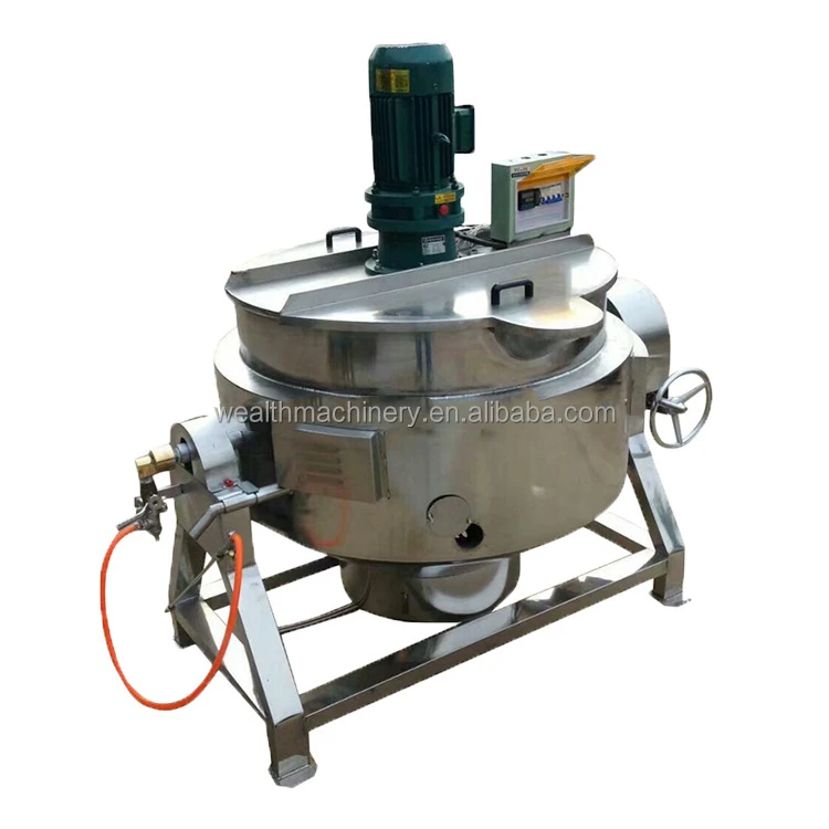 Automatic Food Electric Pan Mixing Cooking Pot Stirrer Auto Cooking Mixer Machine tomato paste cooking mixer machine