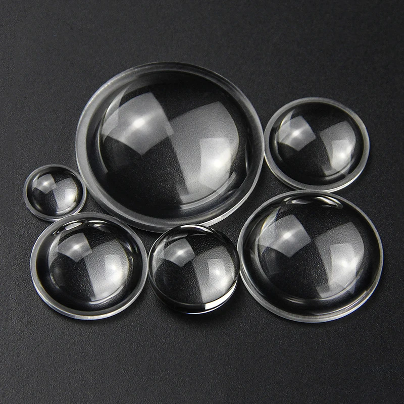 LED lamp PMMA flat convex lens focusing and variable focus spotlight lens optical lens