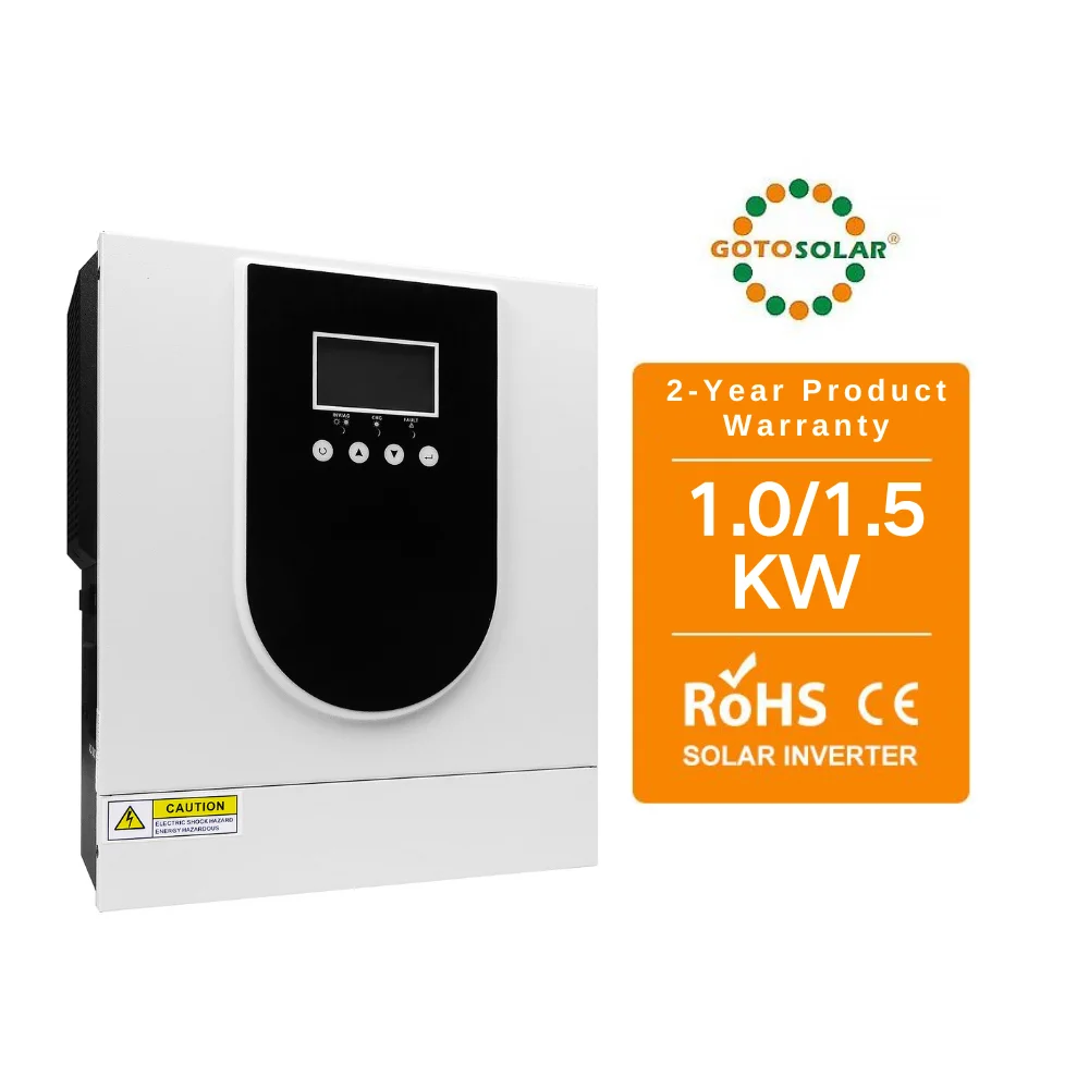 GOTO солнечный гибридный инвертор 220 В 1 кВт 5 Солнечный выключенный DC12V/24 с MPPT контроллер максимальный ток 40 А
