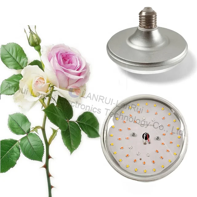 Dragon fruit off-season growing light Promote Flowering Full Spectrum E27 15W Outdoor/Greenhouse UFO LED Plant Growth light bulb