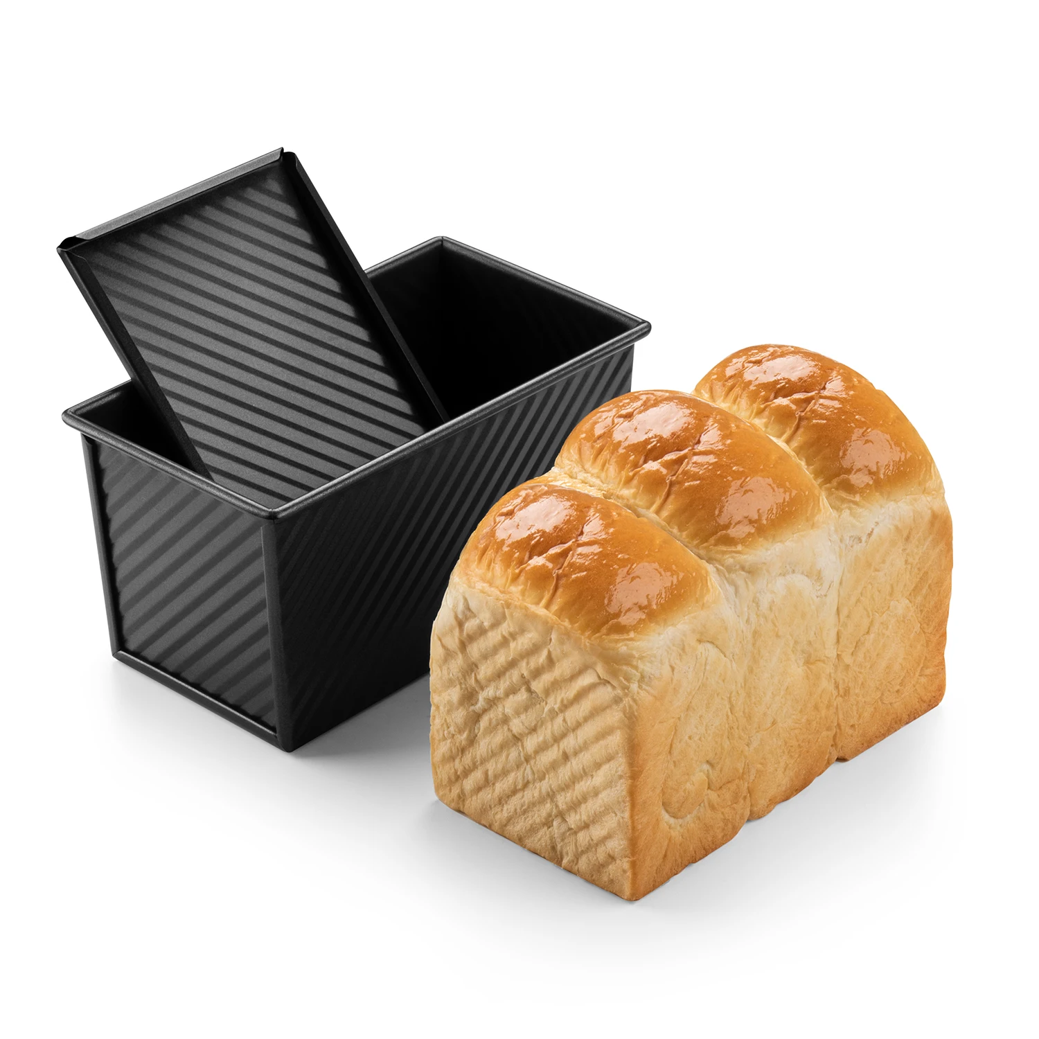 Неприлипающая жаропрочная посуда CHEFMADE из углеродистой стали Форма для хлеба с крышкой