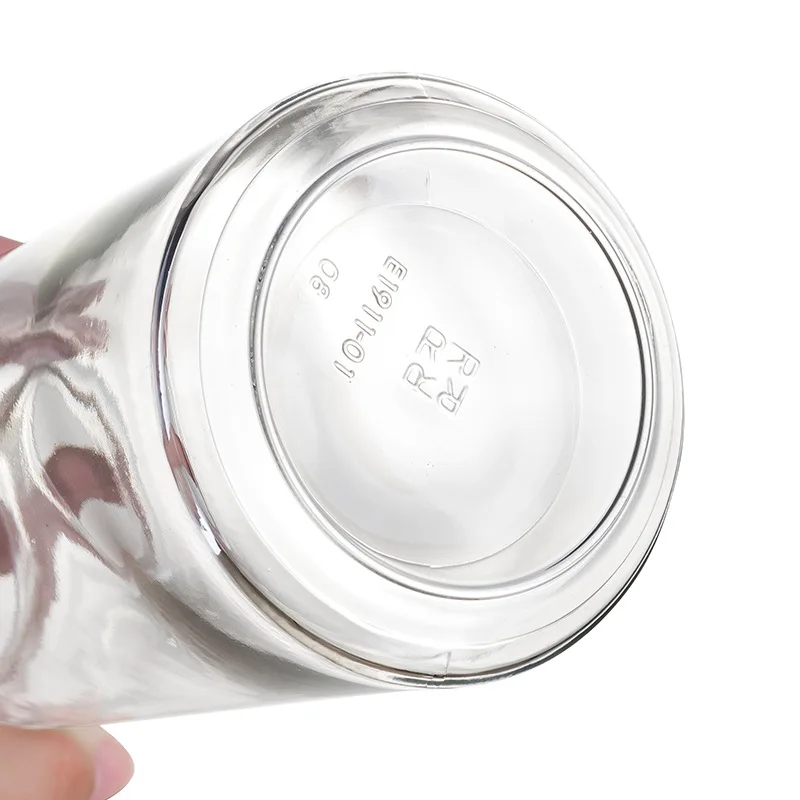 500ml Auto Flip Condiment Container With Automatic Lid Leakproof Vinegar Olive Oil Dispenser Glass Bottle for Kitchen Cooking