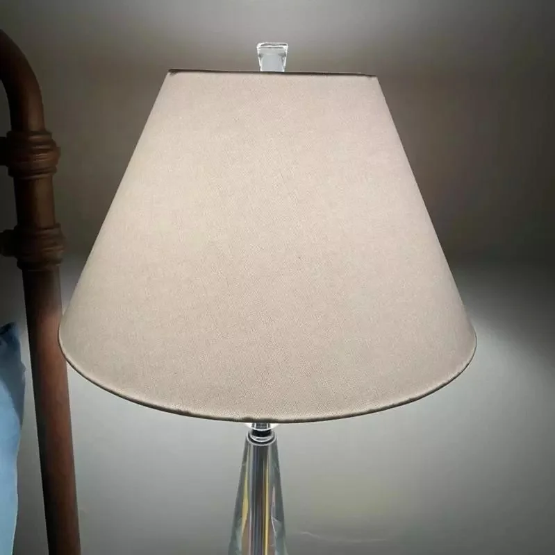 Wholesale Custom Hotel Bedroom White Large Modified Empire Fabric Replacement Lamp Shade Modern