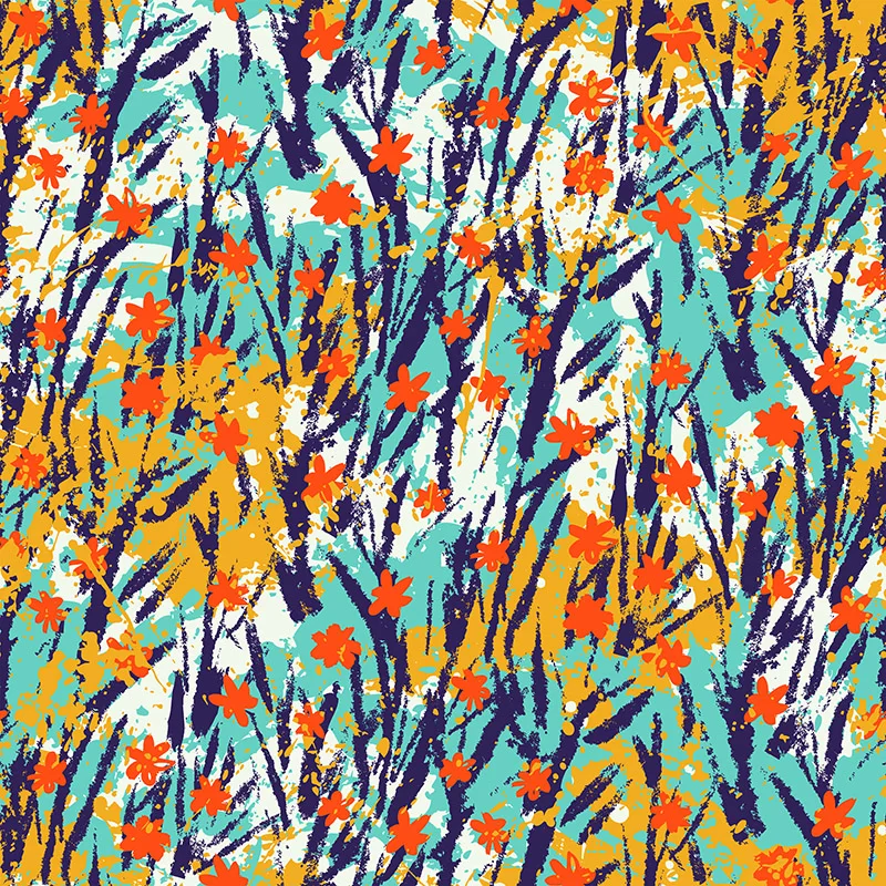 High quality fabric reactive digital direct printing high color fast cotton digital printing processing