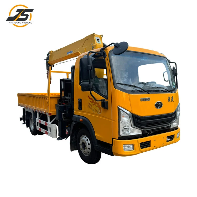 Jiusheng Trunk Mounted Crane Telescopic boom vehicle for construction work