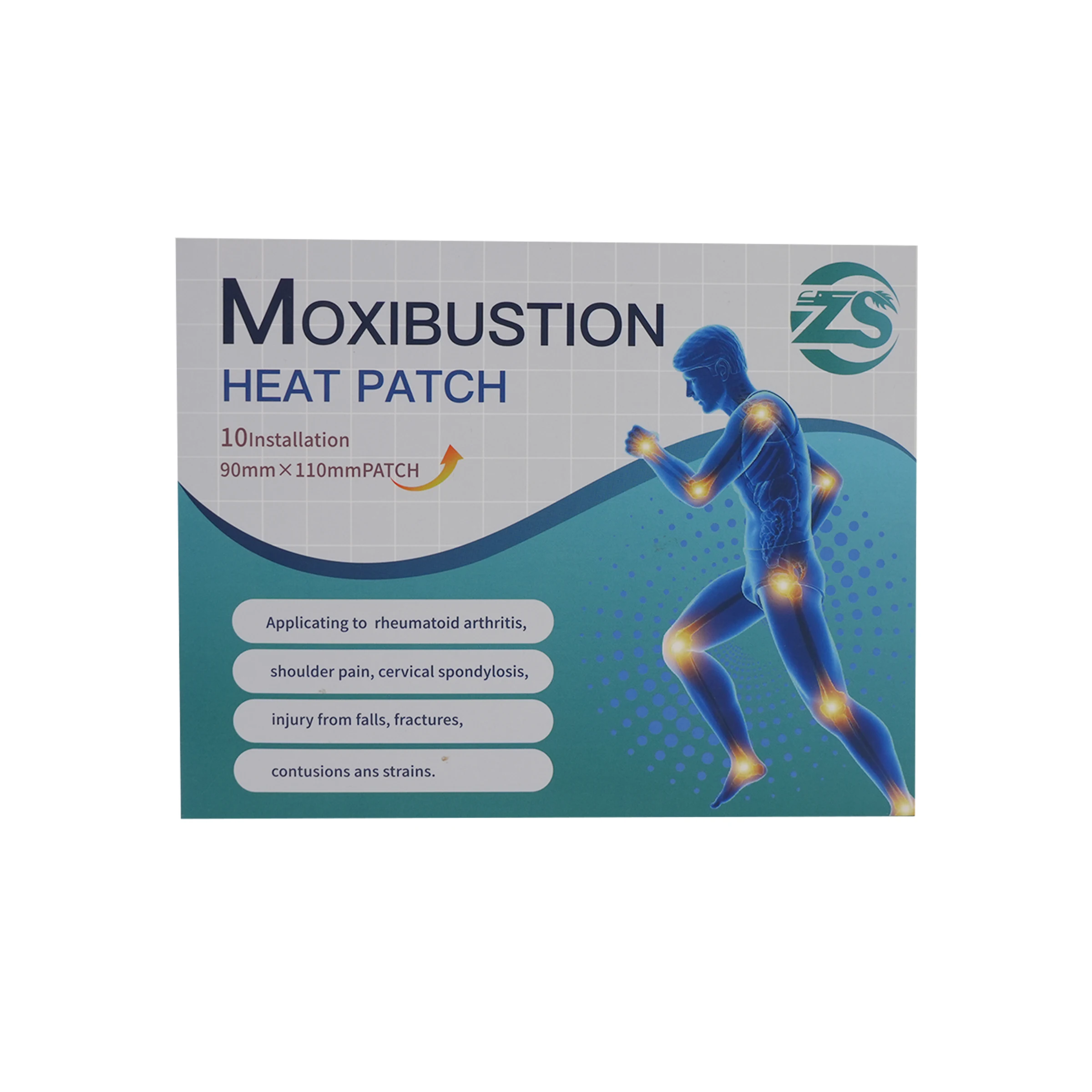 New Product Moxibustion Sticker Back Pain Relieve Patch  Plaster Leg Pain Relief Wormwood
