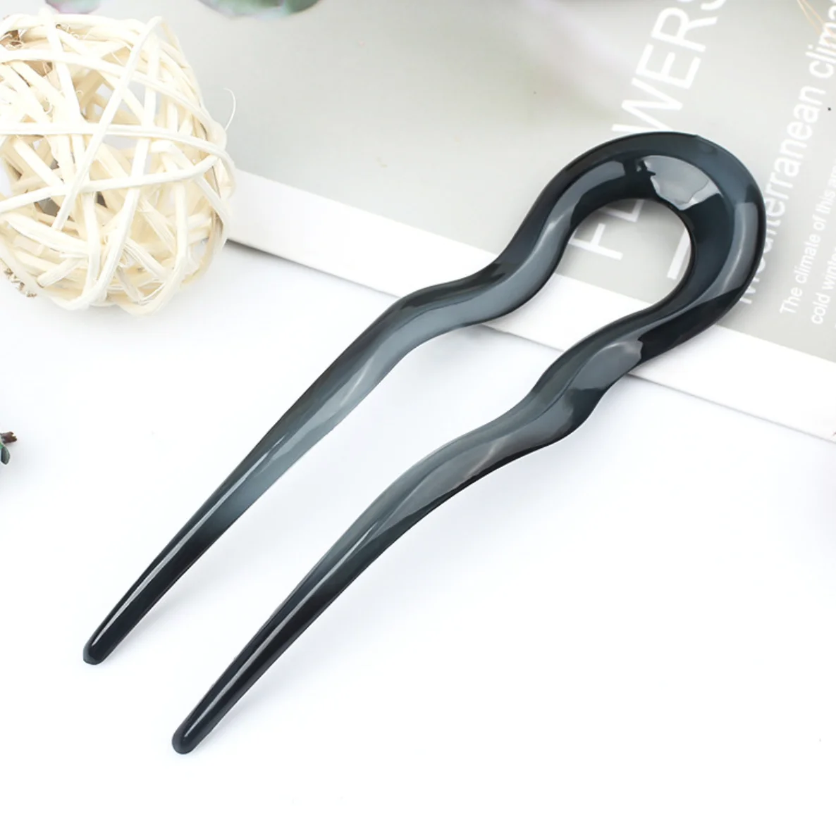 QL008 Korean style Fashion U Shape Hair Forks Women Hot Sale Hair Pin