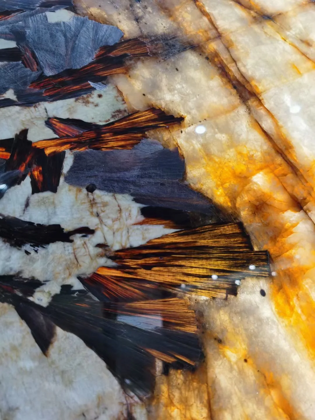 Apulo Patagonia Granite Top Dining Table Round Natural Stone top coffee table Granite Stone And Table Top