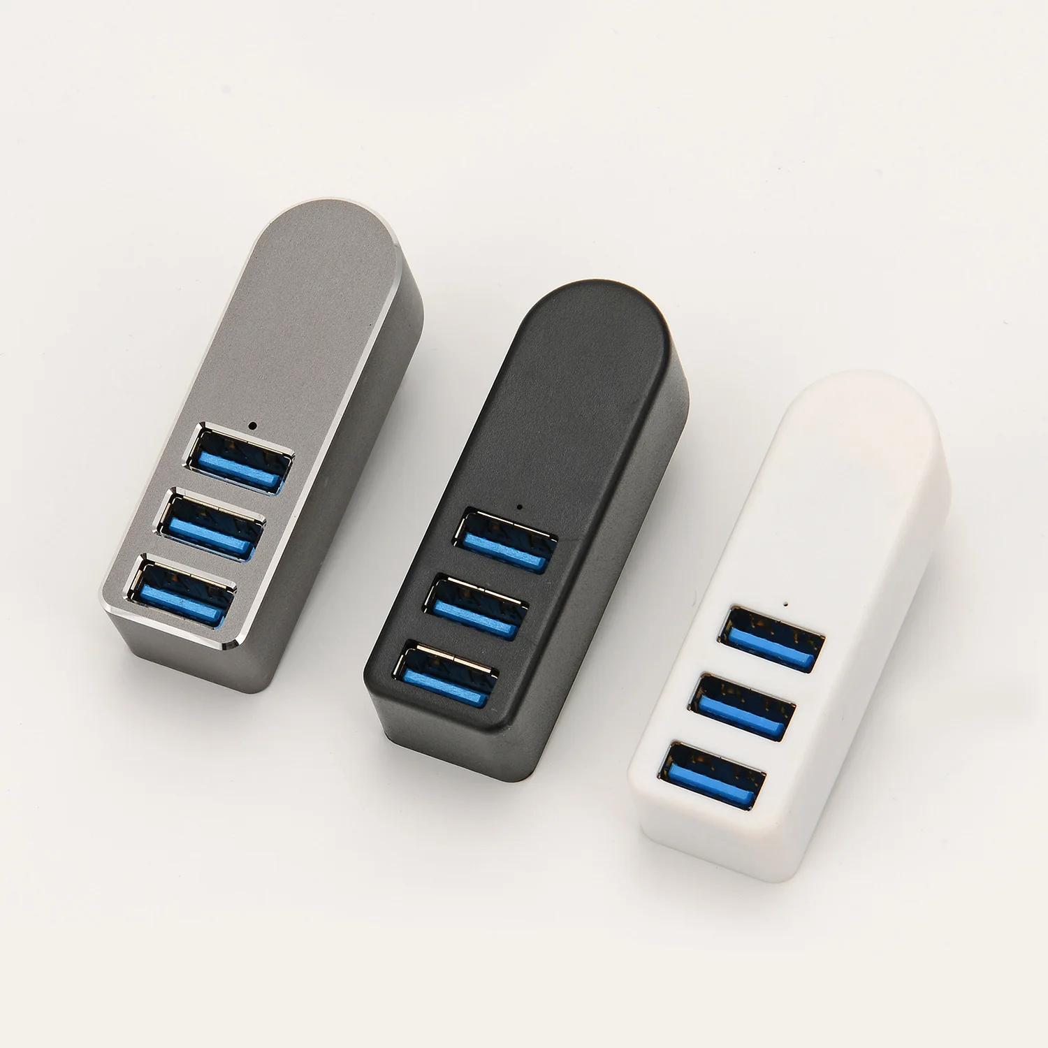  Syosin USB 3 0 концентратор 180 Поворотный мини-2021 креативный дизайн в 1 портативный USB3.0 разветвитель адаптер для портативных ПК