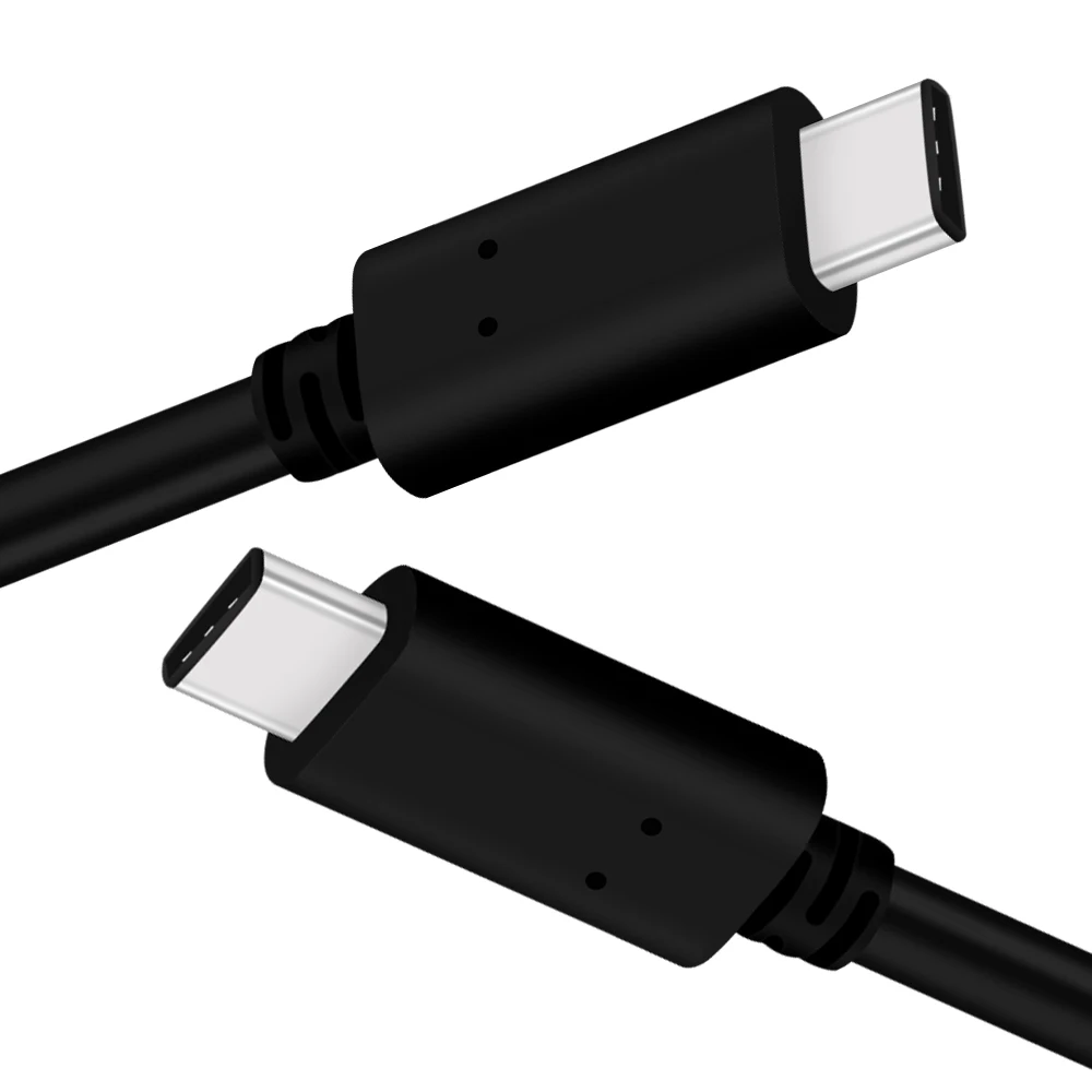 Pd 60W 3A 22AWG power line fast Charging PVC Usb C Cable To Type C Cable male For Mac pro