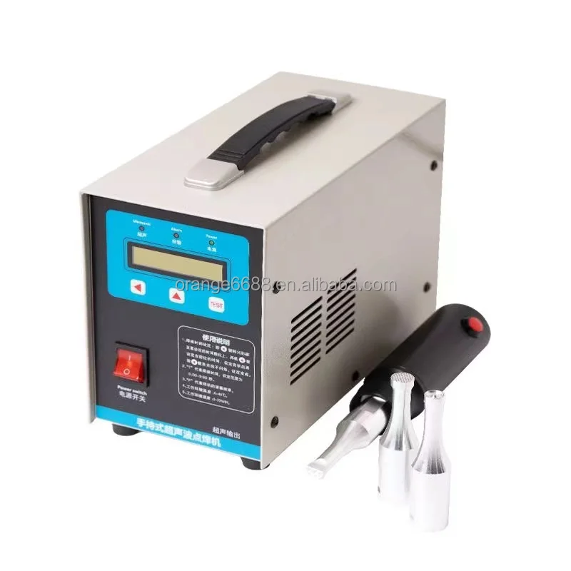800W 1200W 2815Z Handheld Ultrasonic Spot Welder Machine For Chicken Manure Belt PVC