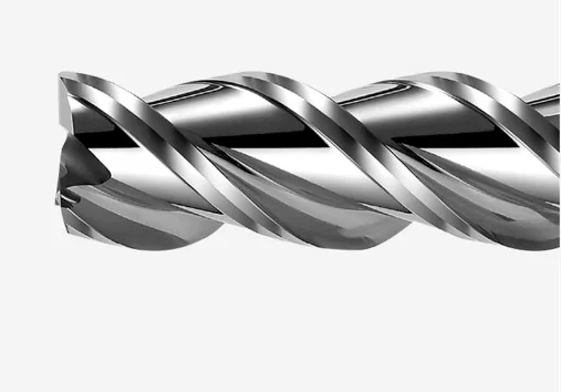 JR108 3F 55hrc 60hrc milling cutter solid carbide high gloss end mill for aluminum