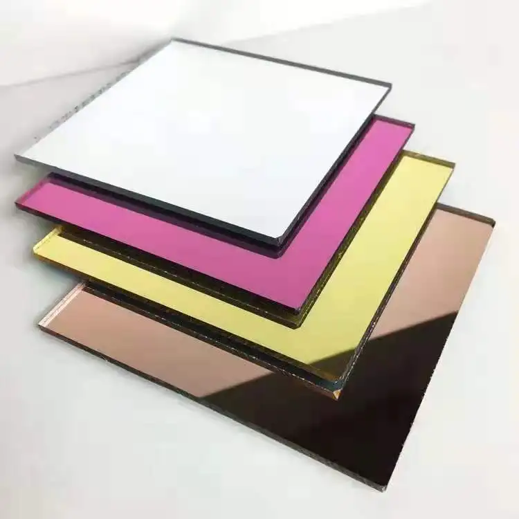 Wholesale Factory Direct Hot Sale One Way Two Way Colored Mirror Glass Sheet