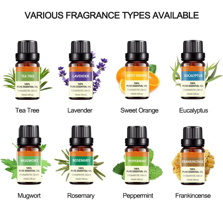 OEM Custom Wholesale Gift Set Organic Natural 100% Pure Therapeutic Grade Lavender Tea Tree Plant Aromatherapy Essential Oil