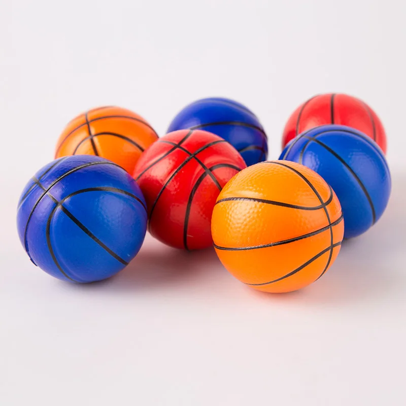 wholesale PU Stress Ball Basketball soft Kawaii Squishy Stitch toys Squeeze Toy for kids toys
