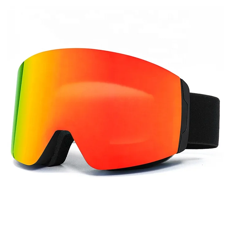 Professional strap private label custom snowmobile skiing goggles Magnetic ski and snowboard goggles