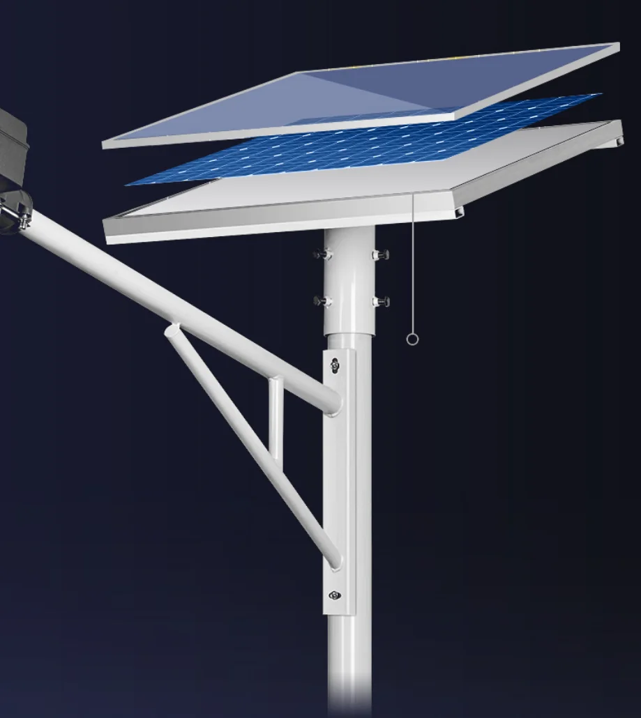 Solar LED lights Wholesale IP65 waterproof  60W 80W 100W LED integrated solar street light for road courtyard